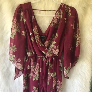 Rue21 Floral Romper
